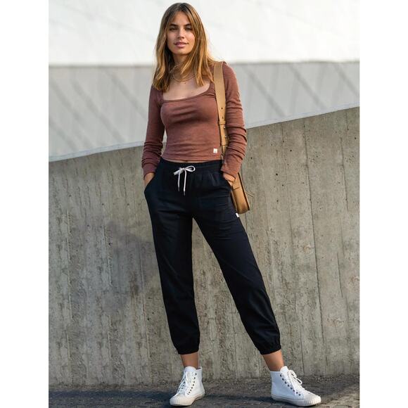 Vuori Pants - Vuori Miles Performance Jogger Black